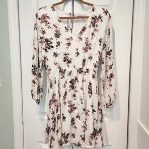 Collective Concepts floral textured dress, large